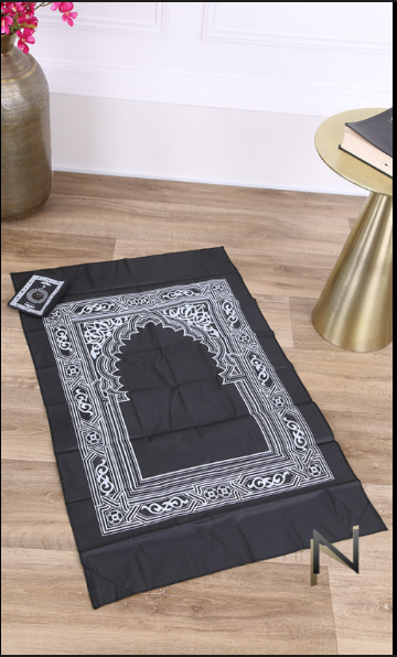 Travel Prayer Mat with  Compass In Pouch